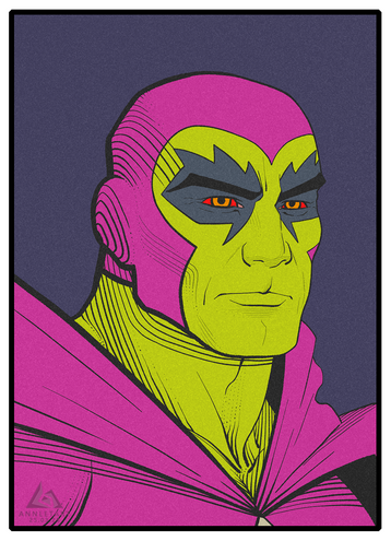 retro + black shading