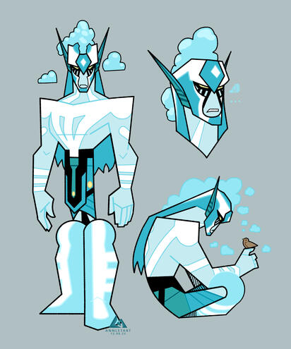 flat color